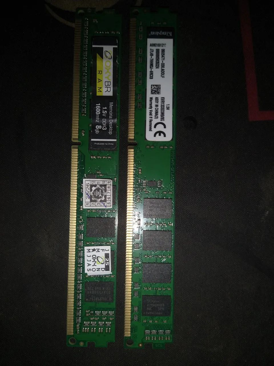 Memória RAM DDR3 2x 8GB 