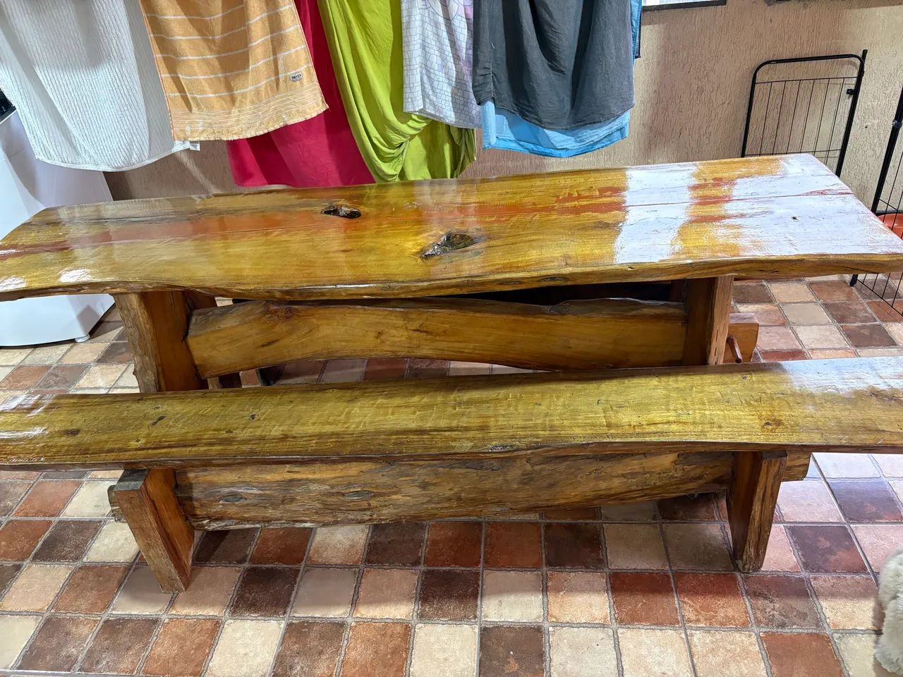 MESA MADEIRA MACIÇA 