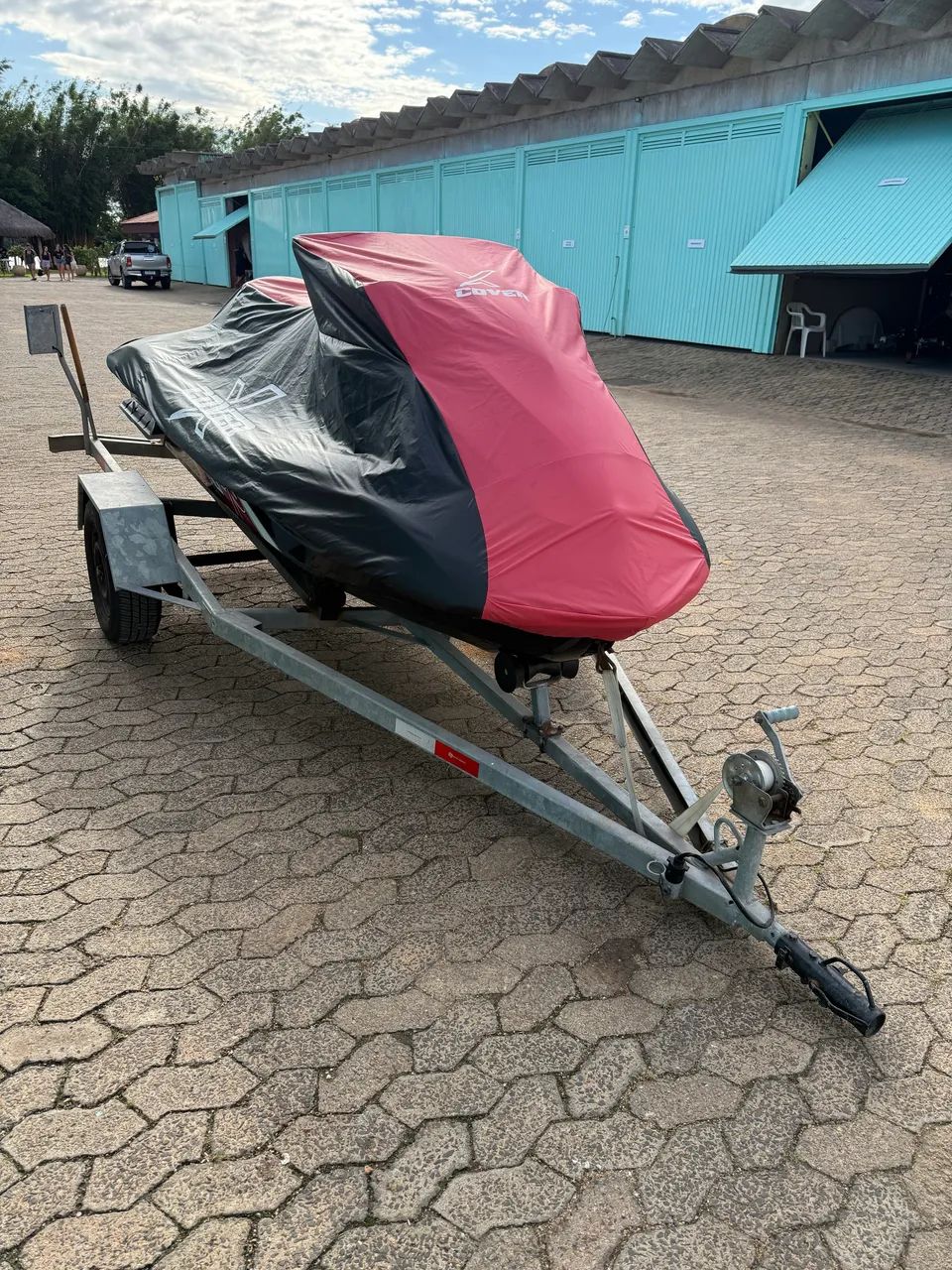 et Ski Yamaha FZR TURBO 1.8 SHO, ano 2010, cor vermelha vibrante. - Foto 2