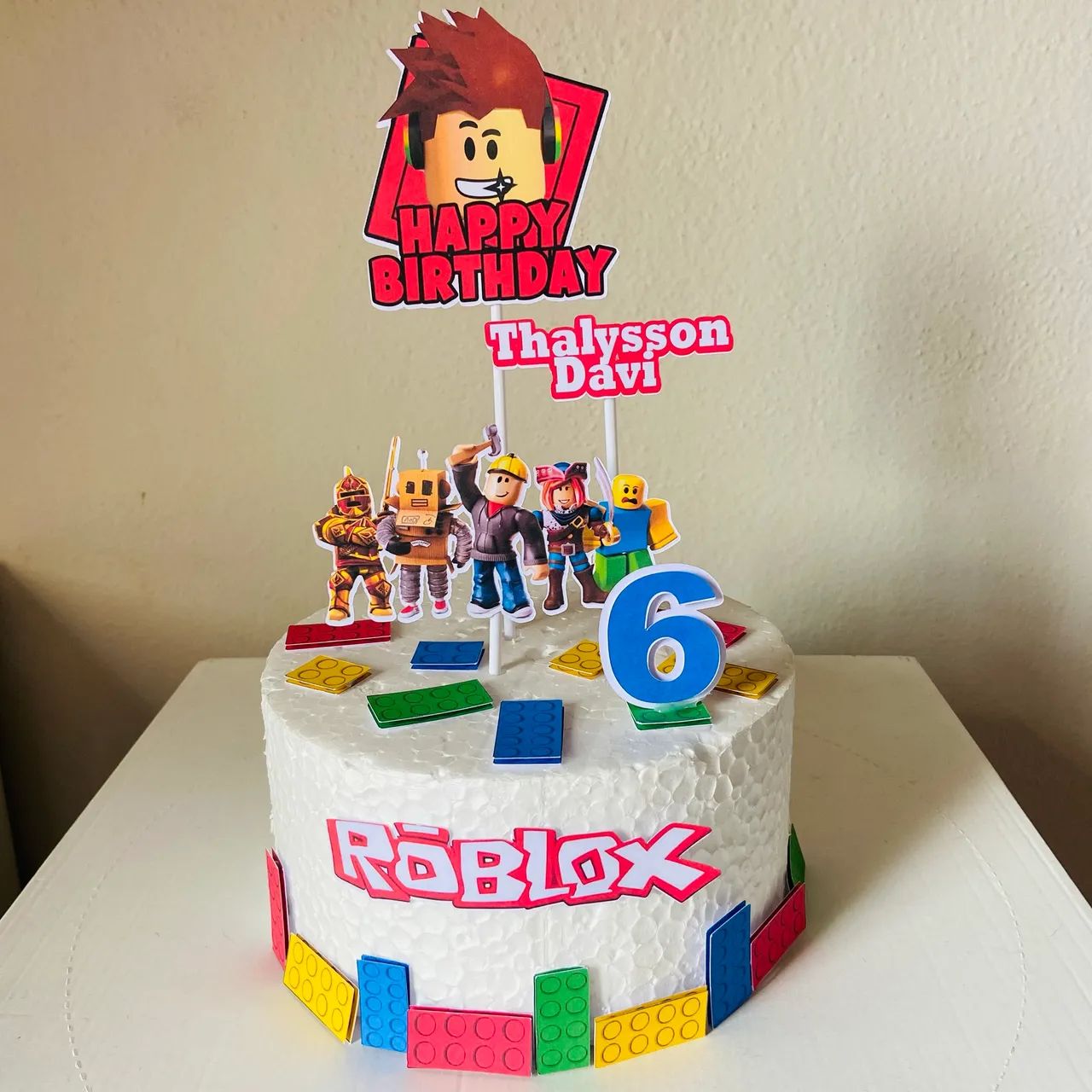 Topo de Bolo Roblox - Foto 2