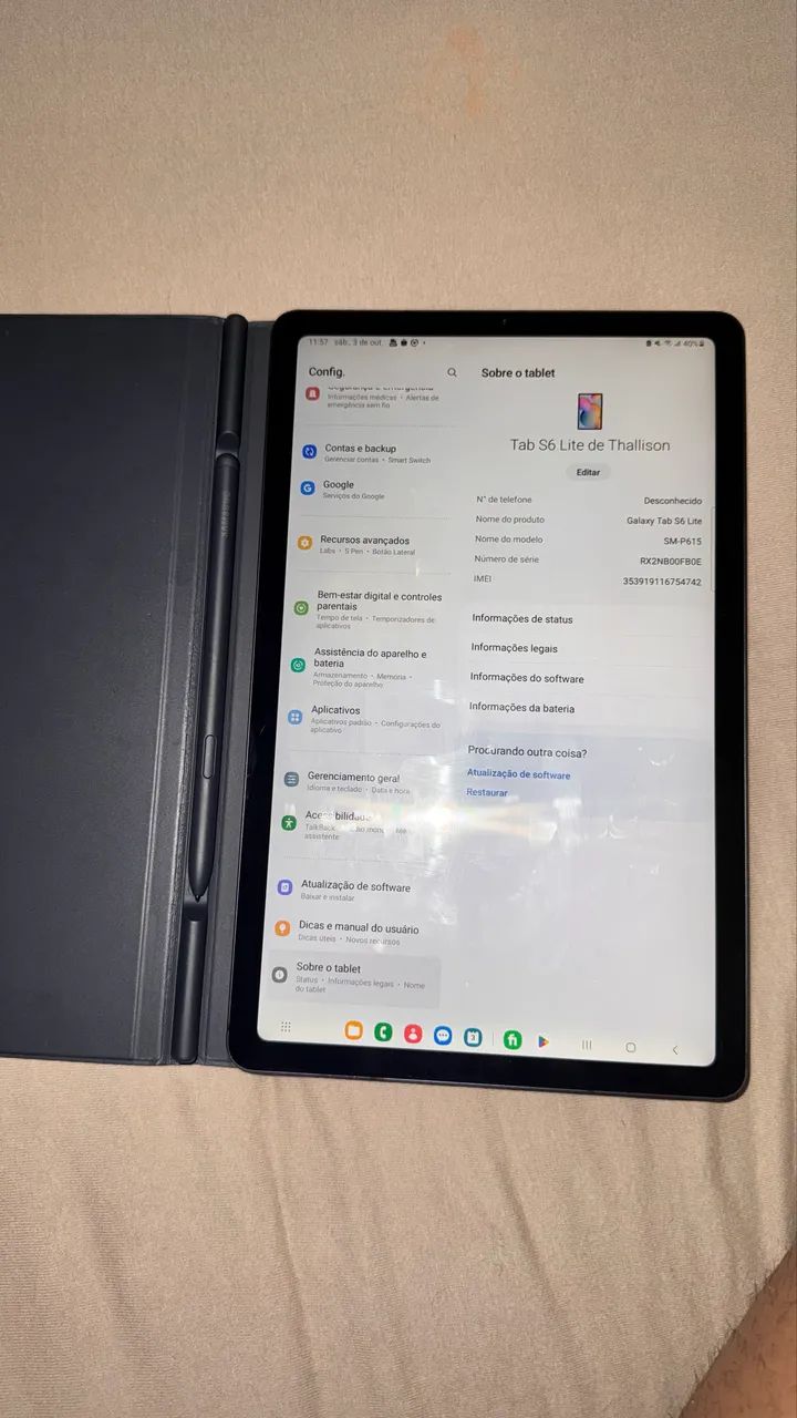 Tablet Tab S6 Lite
