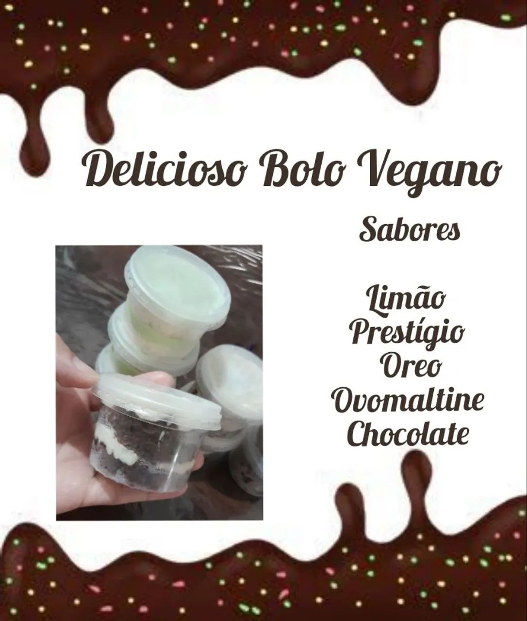 Bolo no Pote Vegano
