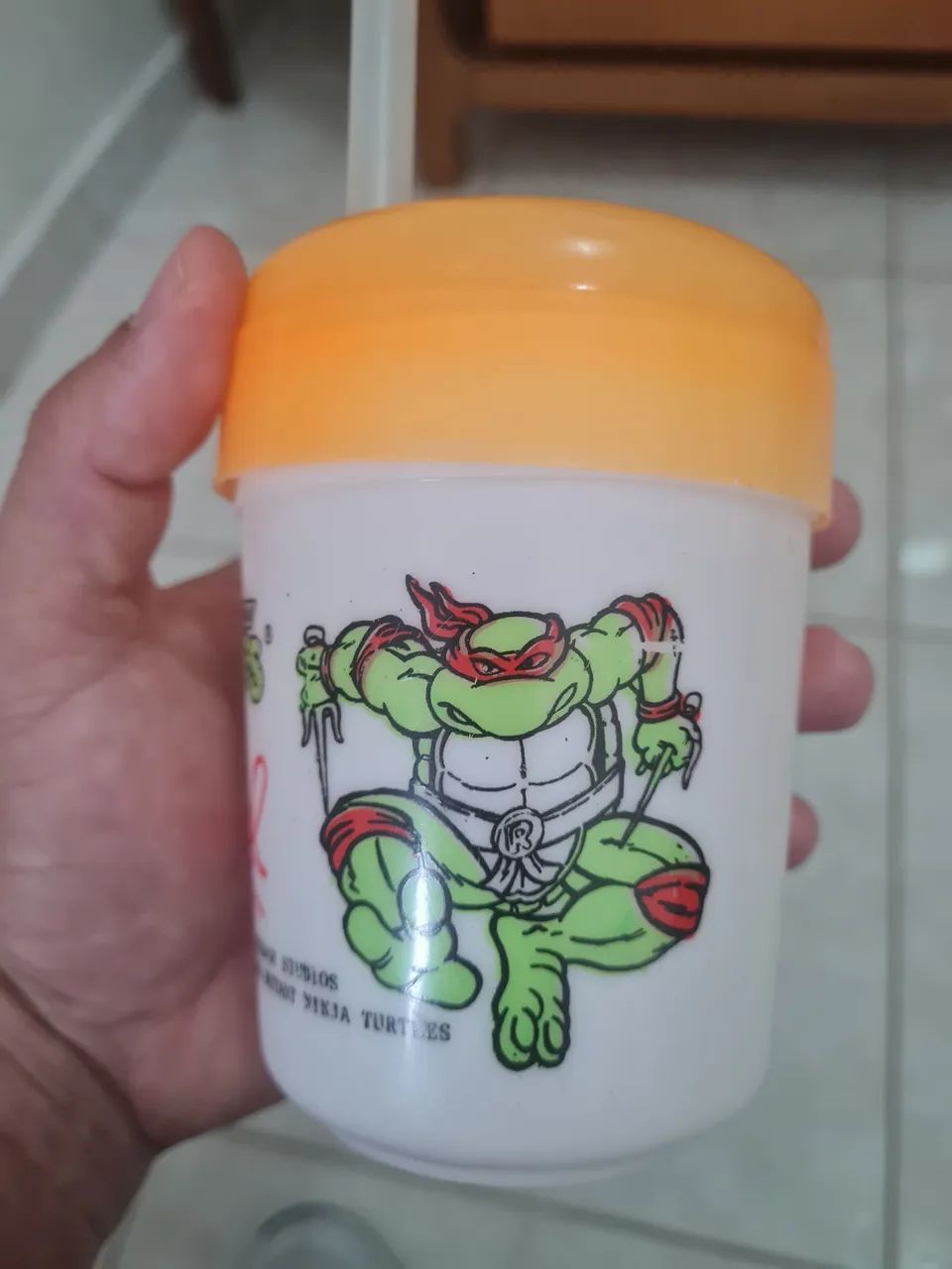 Copo tartaruga ninja antigo