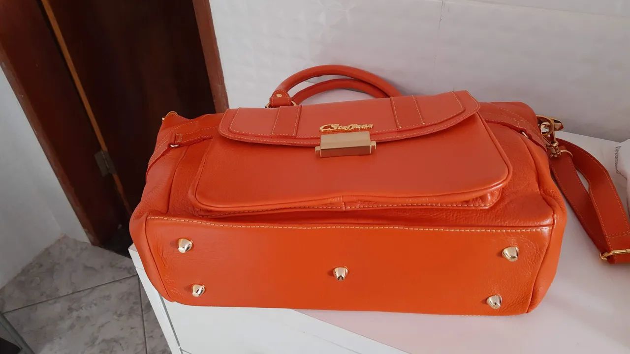 Bolsa de couro legítimo  - Foto 2