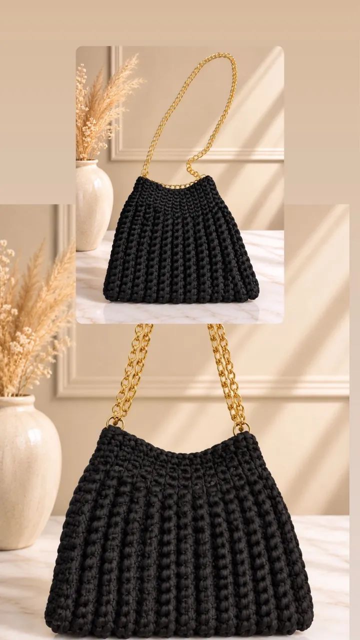 Bolsas de crochê  - Foto 5