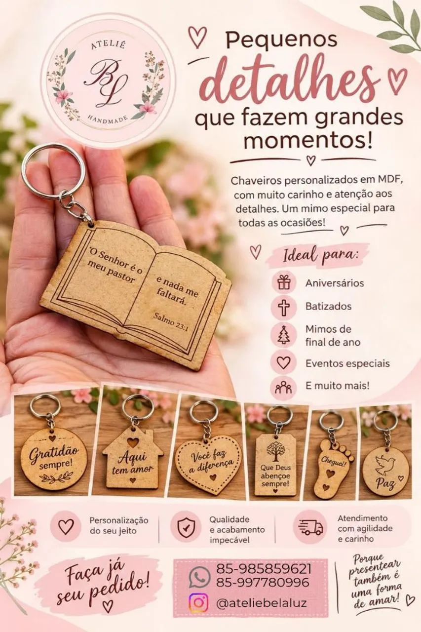 Mimos e Lembrancinhas em MDF 