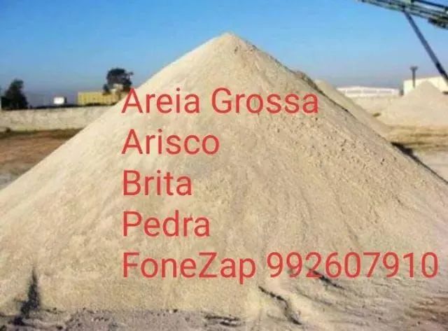 Areia Grossa, Arisco, Brita, Pedra