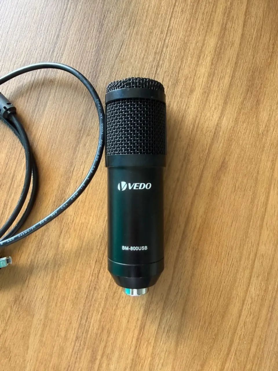 Microfone Condensador VEDO BM-800 USB - Plug and Play - Foto 2