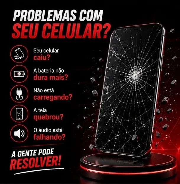CONSERTO DE CELULAR | TROCA DE TELA, BATERIA E CONECTOR  - Foto 2