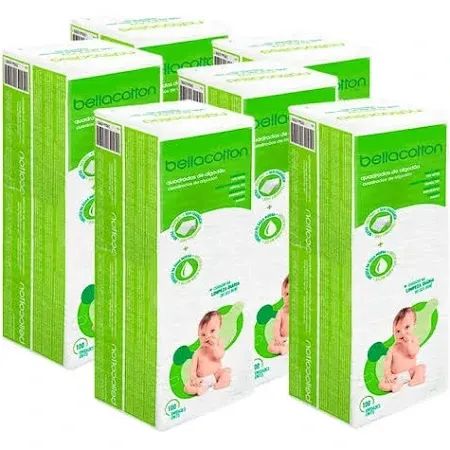 ALGODÃO QUADRADO 10 PCTs