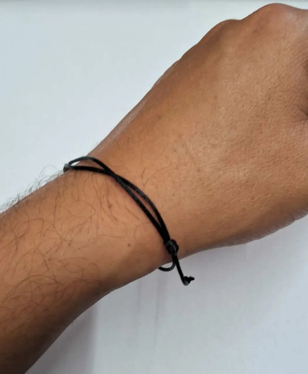 pulseira com nó para regulagem fio de seda - Foto 3