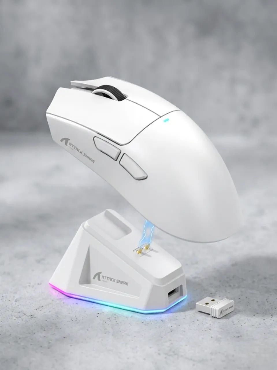 NOVO NA CAIXA - Mouse sem fio Attack Shark X11 com base de carregamento