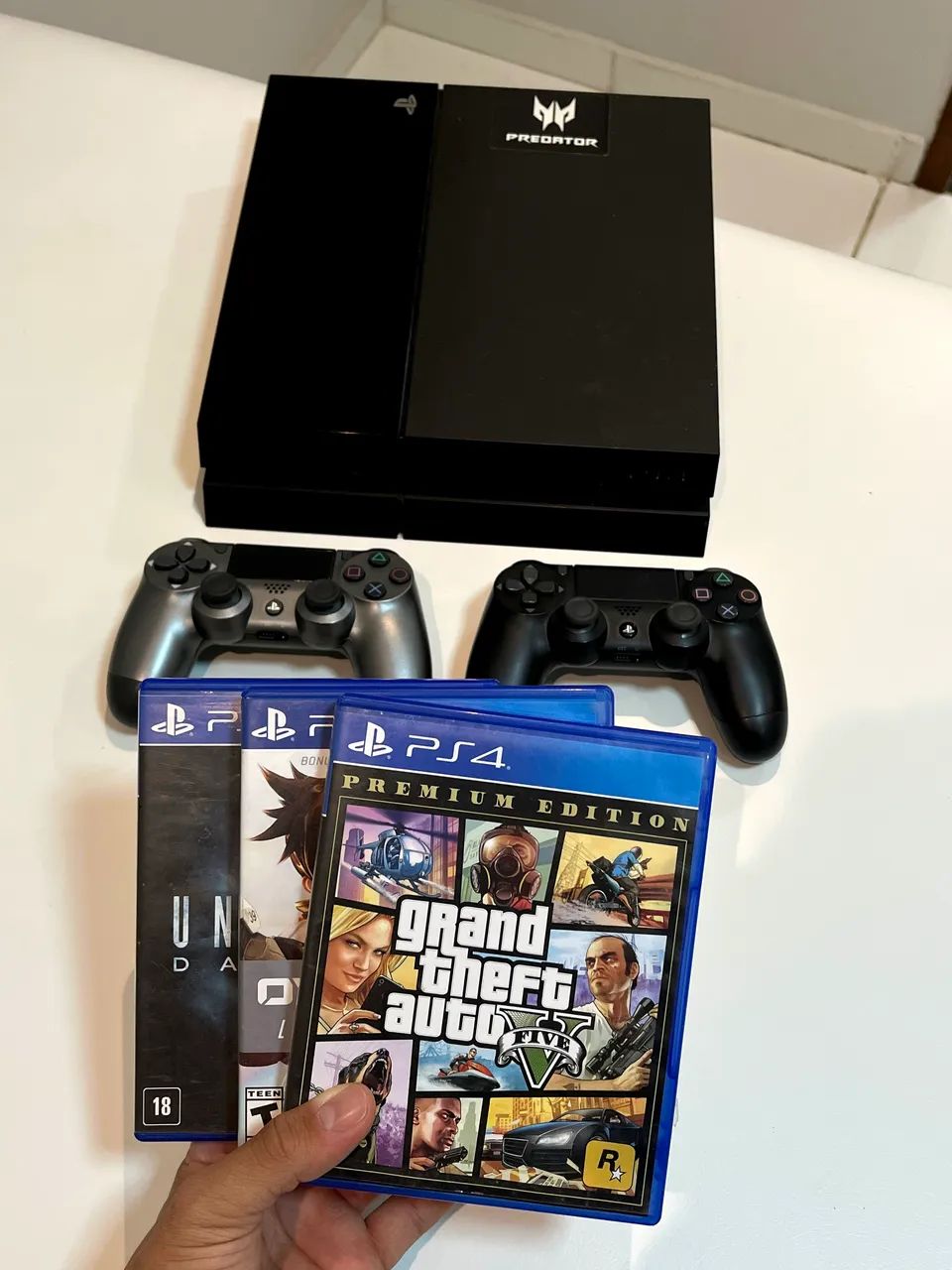 Ps4 500 gb ( vendo ou troco) 