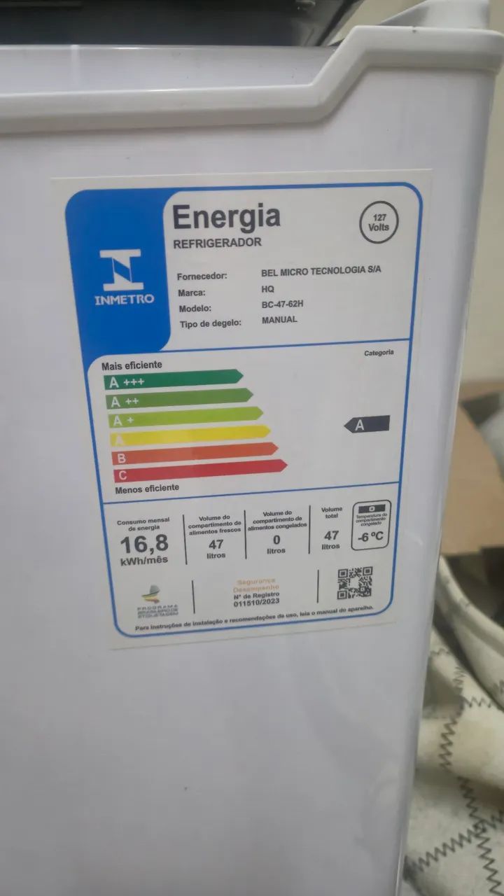 FRIGOBAR COMPACTO 47L HQ - Foto 4