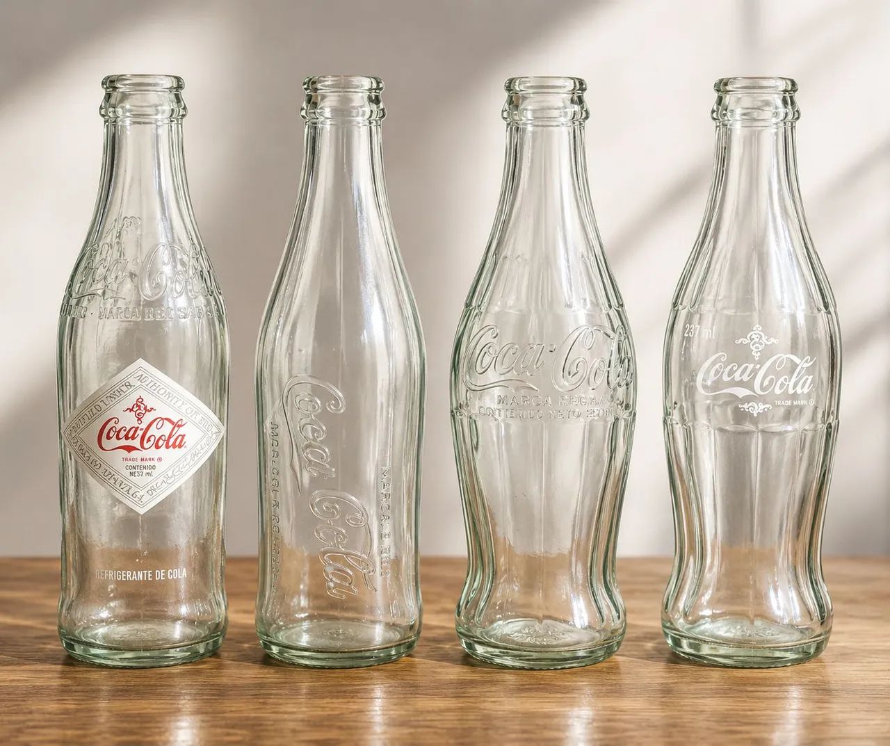   Garrafas de coca-cola retrô. - Foto 2