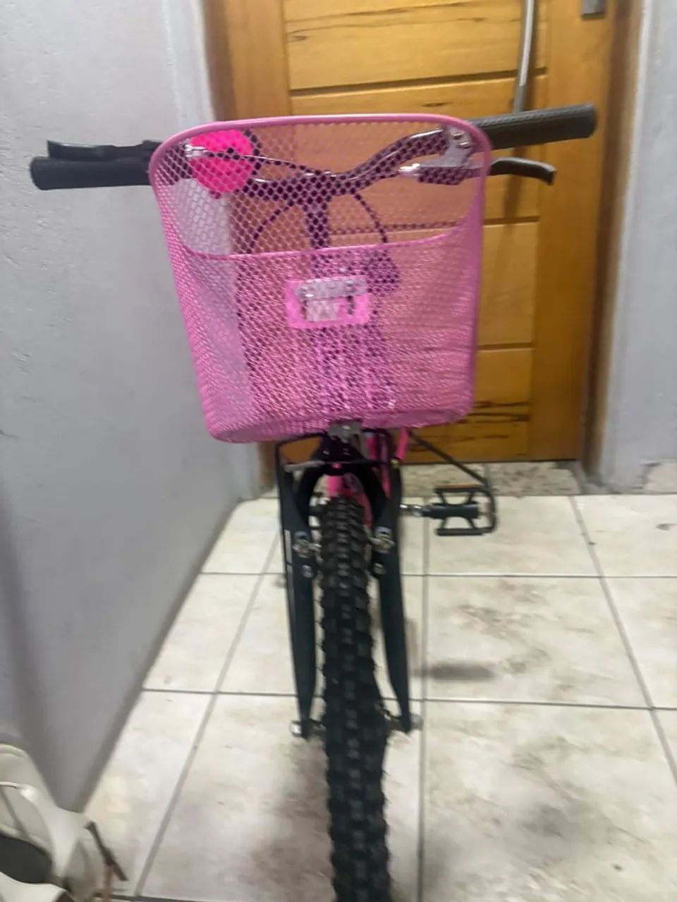 Bicicleta aro 15 Pink com preto