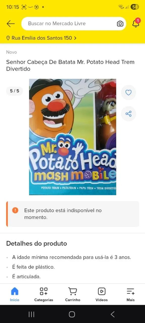 Senhor Cabeça de Batata - Foto 2