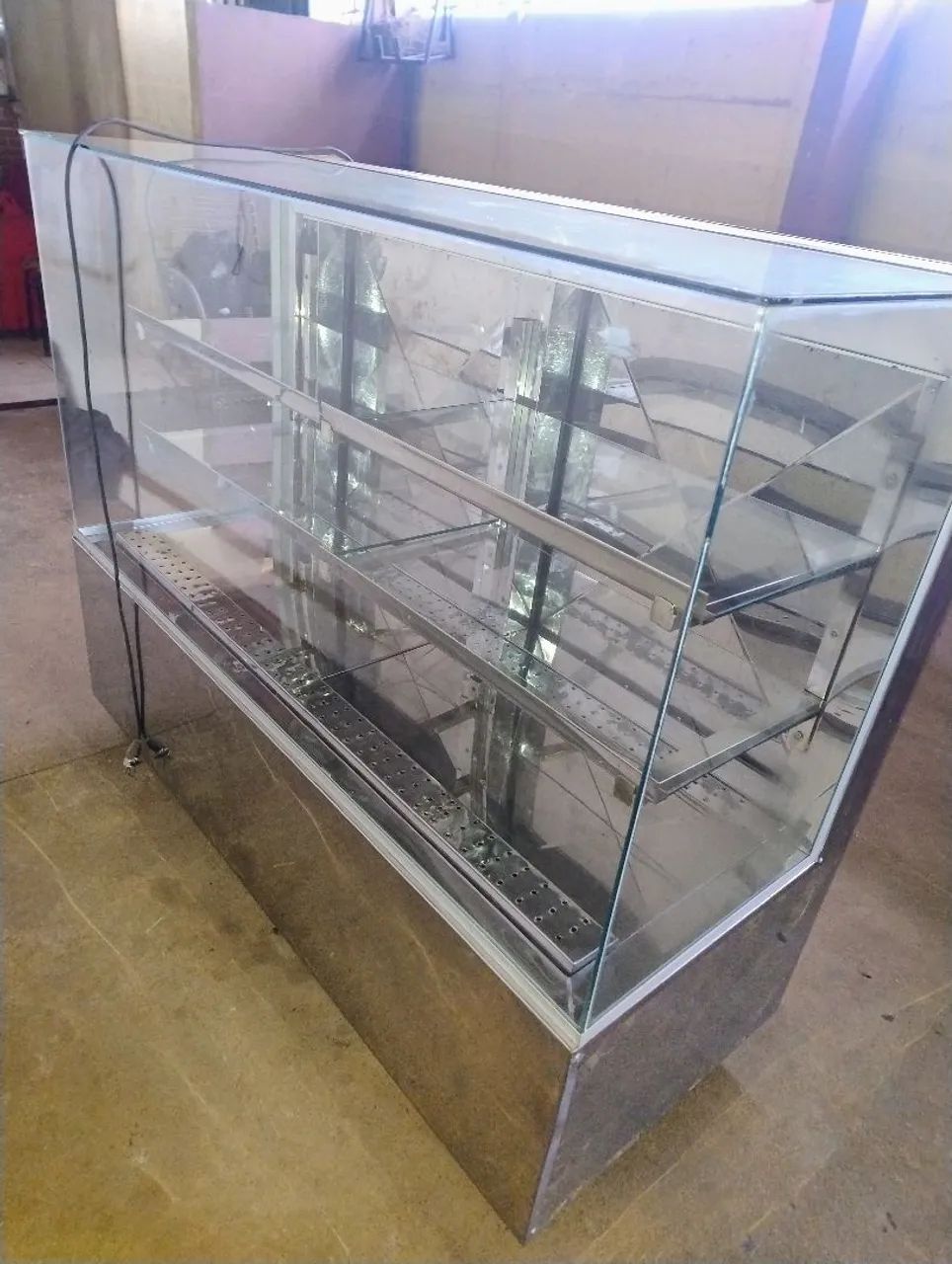 Vitrine confeitaria quente 