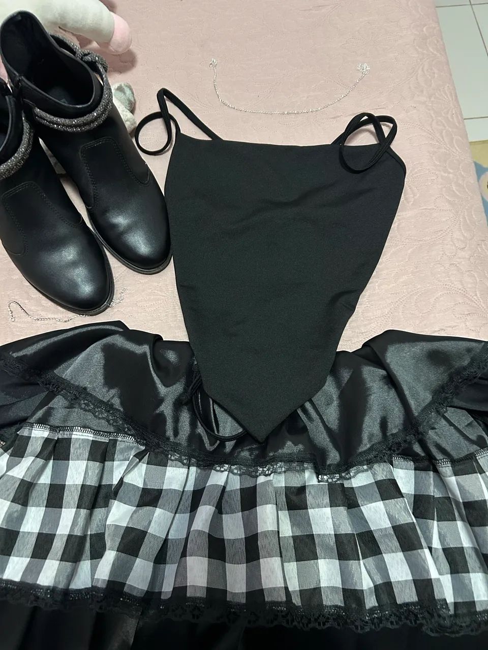 saia xadrez festa junina P
