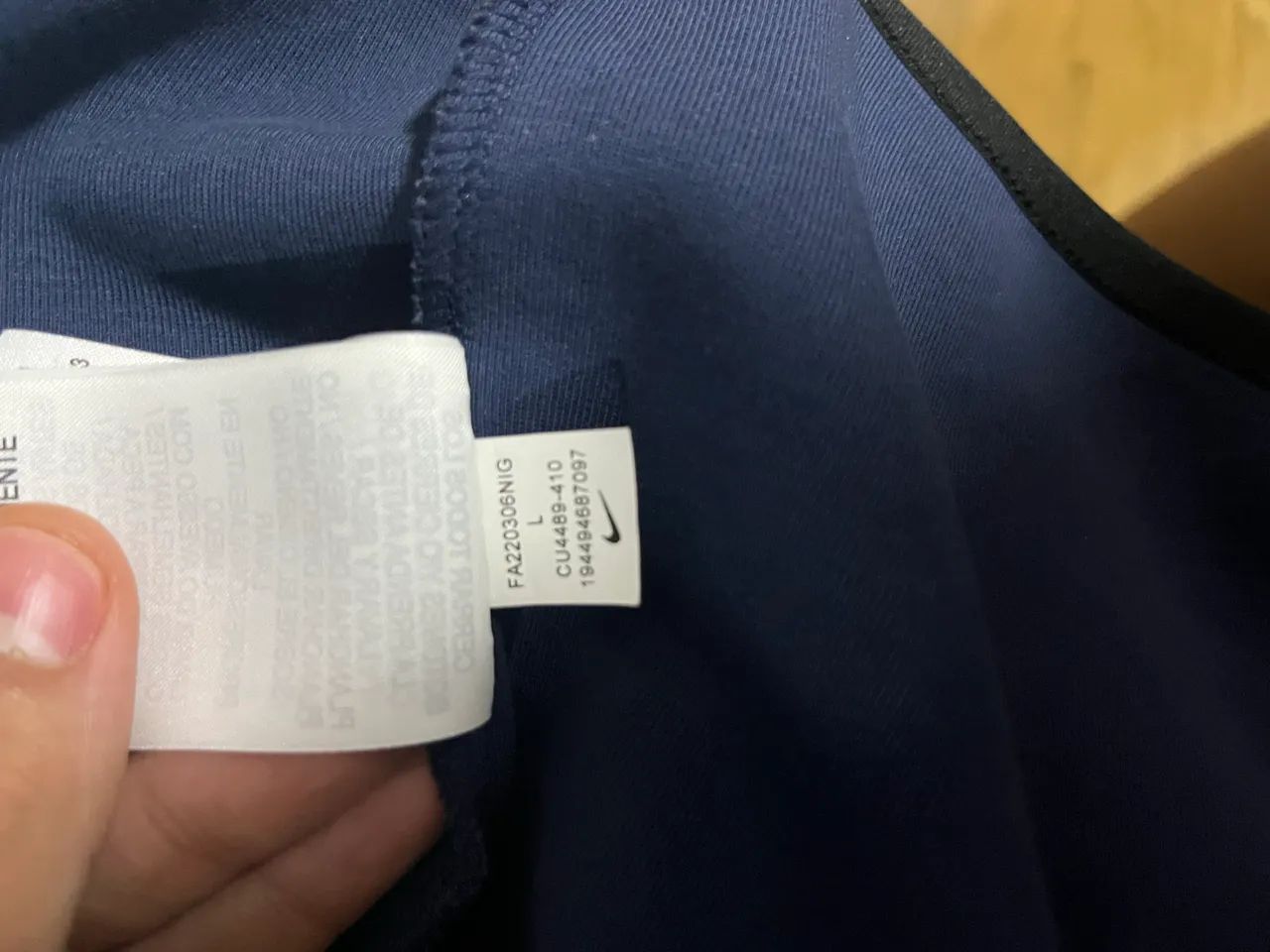 Casaco Nike tech azul usado três vezes  - Foto 2