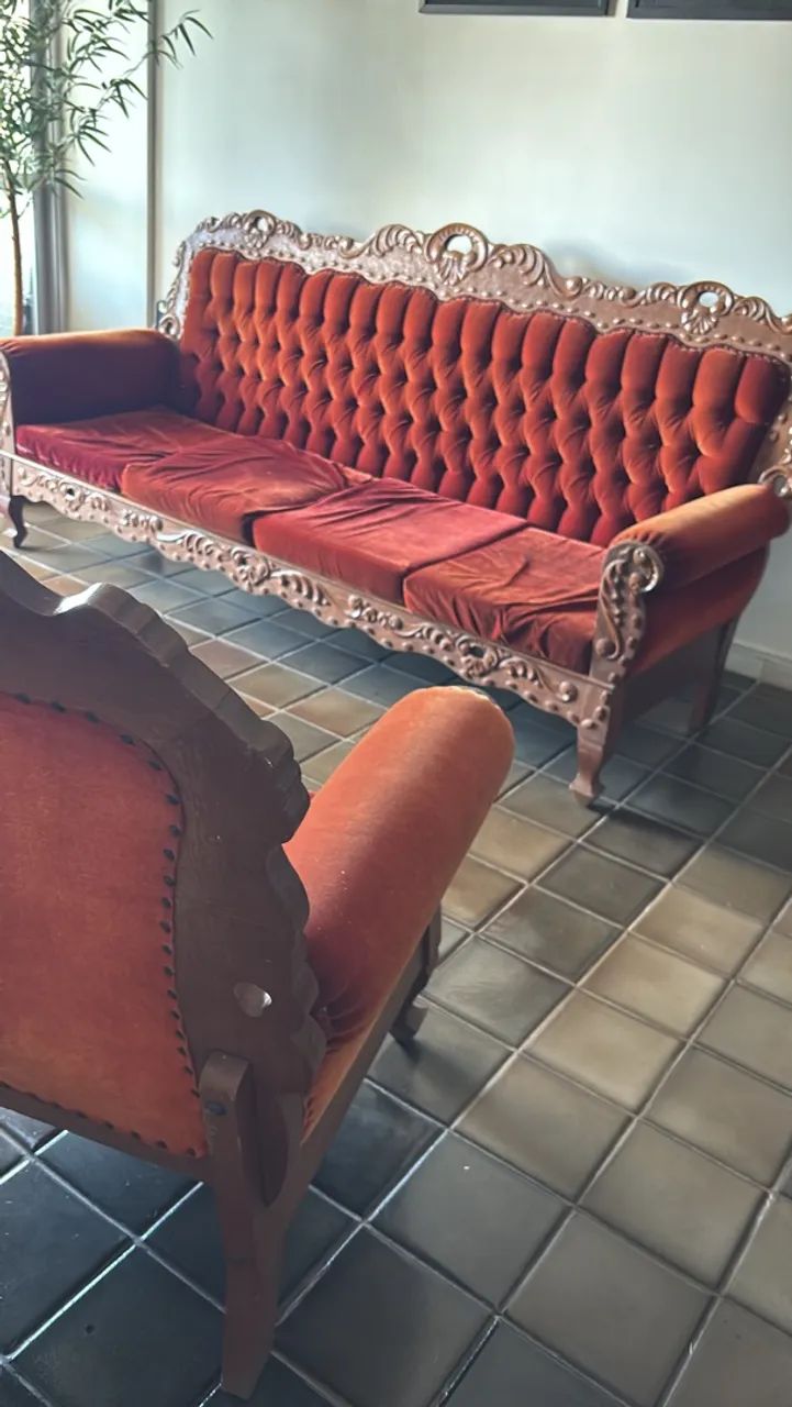 vendo conjunto de sofá e poltrona  - Foto 3