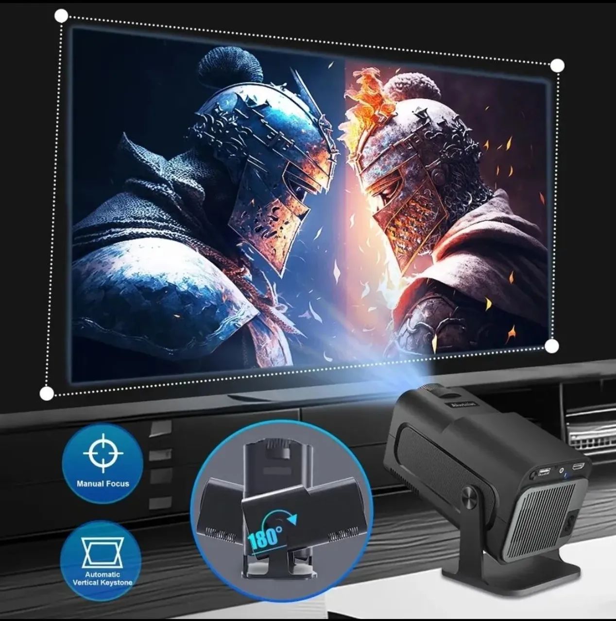 Projetor Full HD HY 320 - Modelo Grande e Original - Foto 5