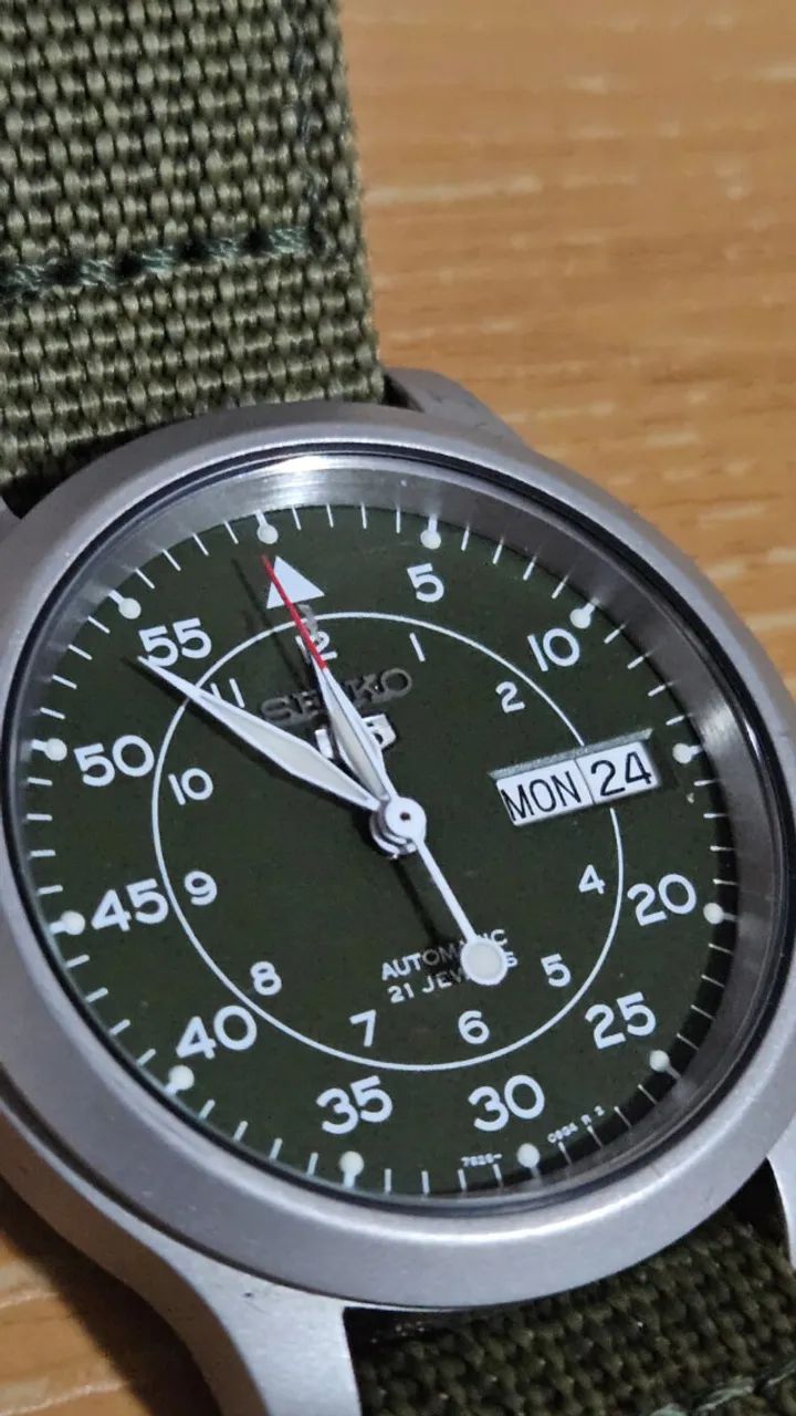 Relógio Seiko 5 SNK805 verde (João Pessoa) - Foto 2