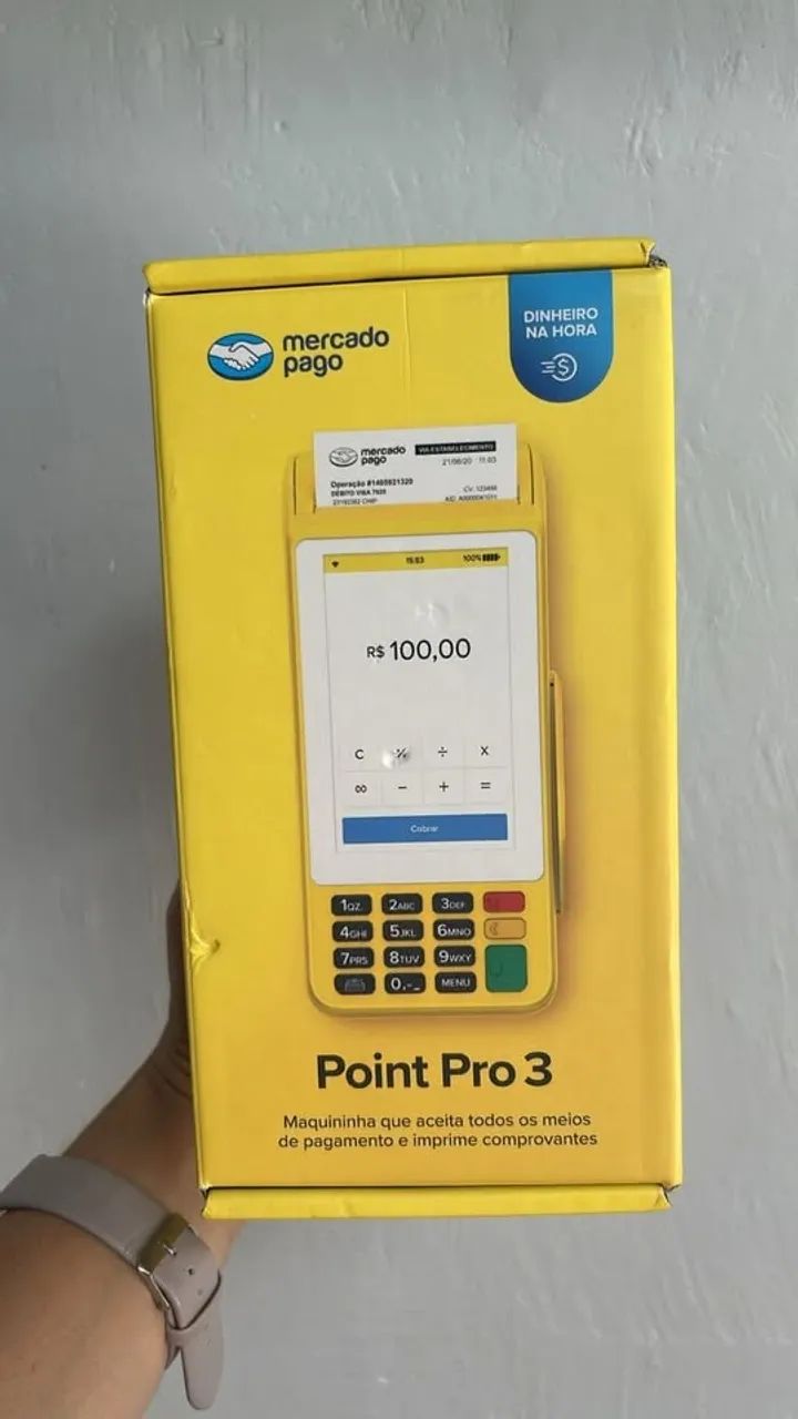 MAQUININHA DE CARTÃO POINT PRO3 - Foto 3