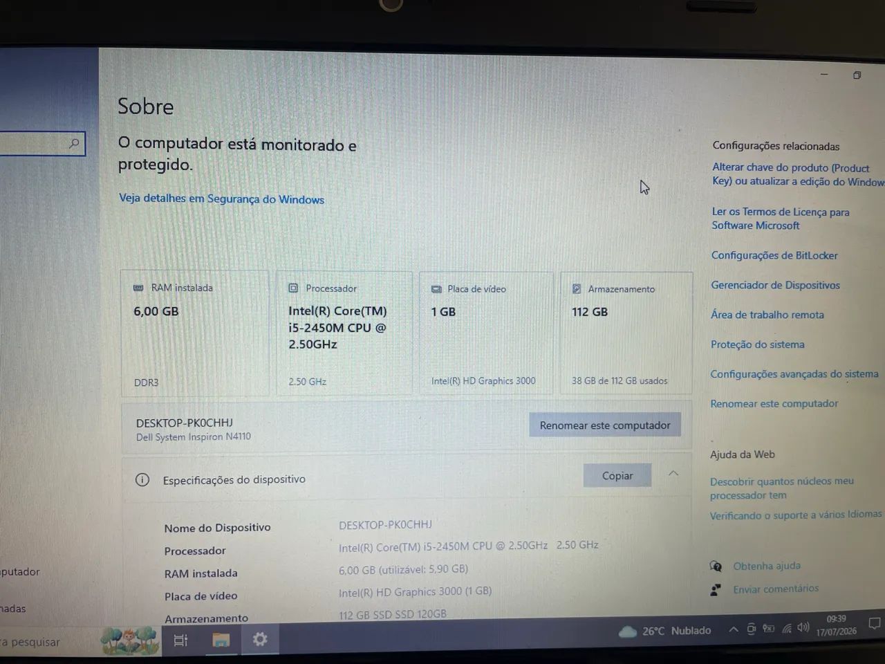 Notebook Dell Inspiron 14R 3340 - Foto 2
