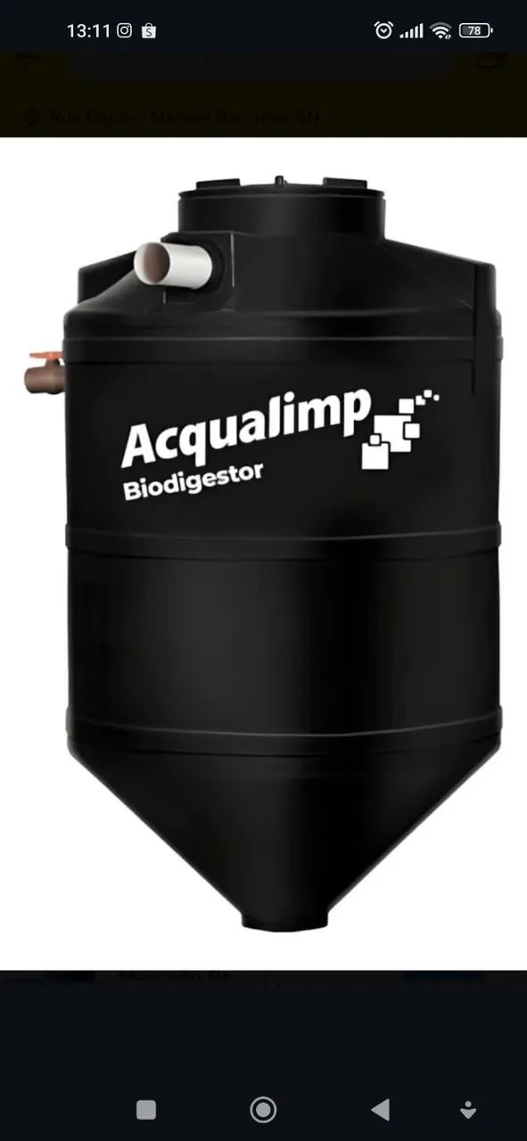 Fossa biodigestor 