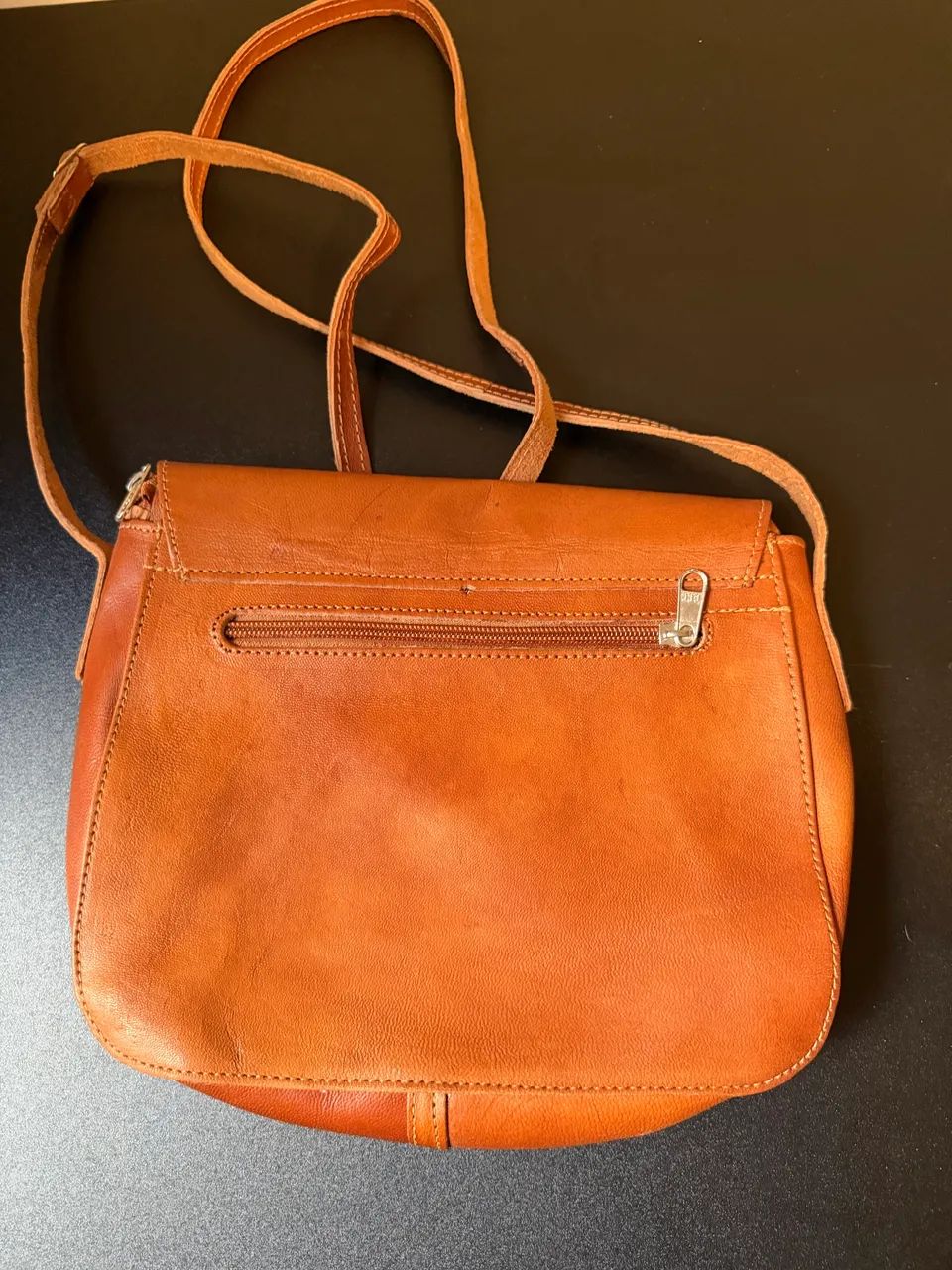 Bolsa Couro Legítimo Tradicional Média  - Foto 3