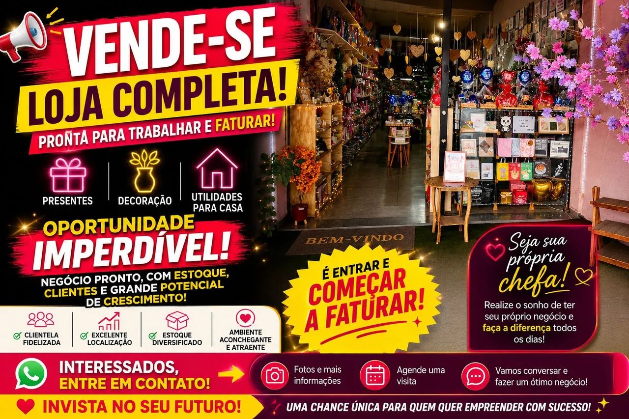 *Oportunidade* Vendo loja completa aceito carro e contra proposta. - Foto 2