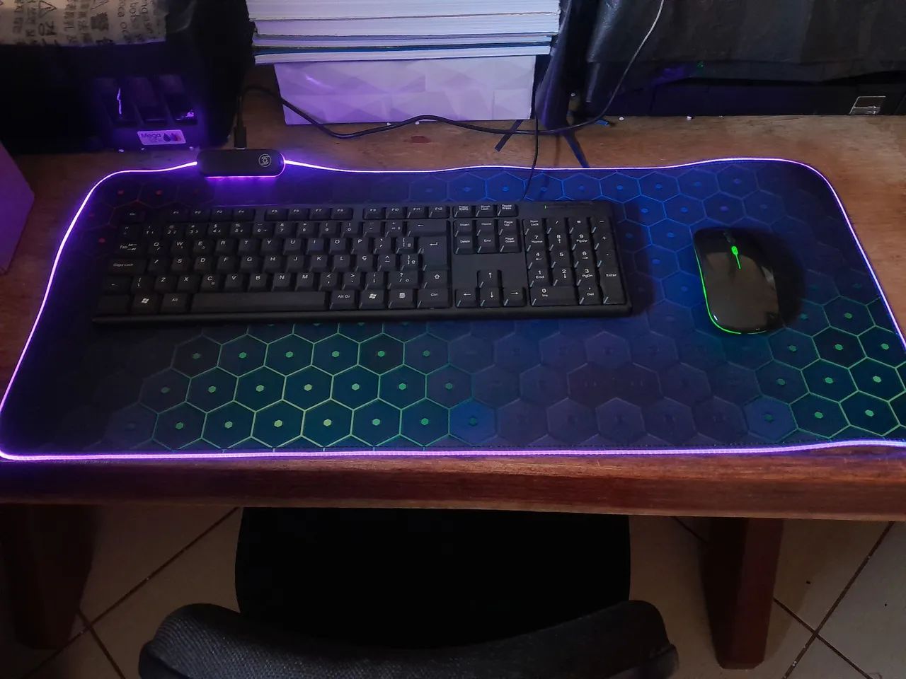 Mouse Pad Led RGB Grande 70x30 - Foto 3