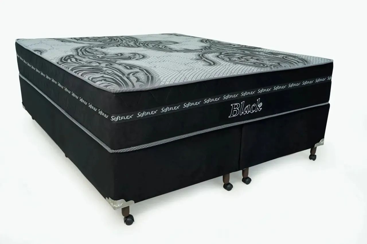 CAMA BOX CASAL MOLAS ENSACADAS NOVA  - Foto 4