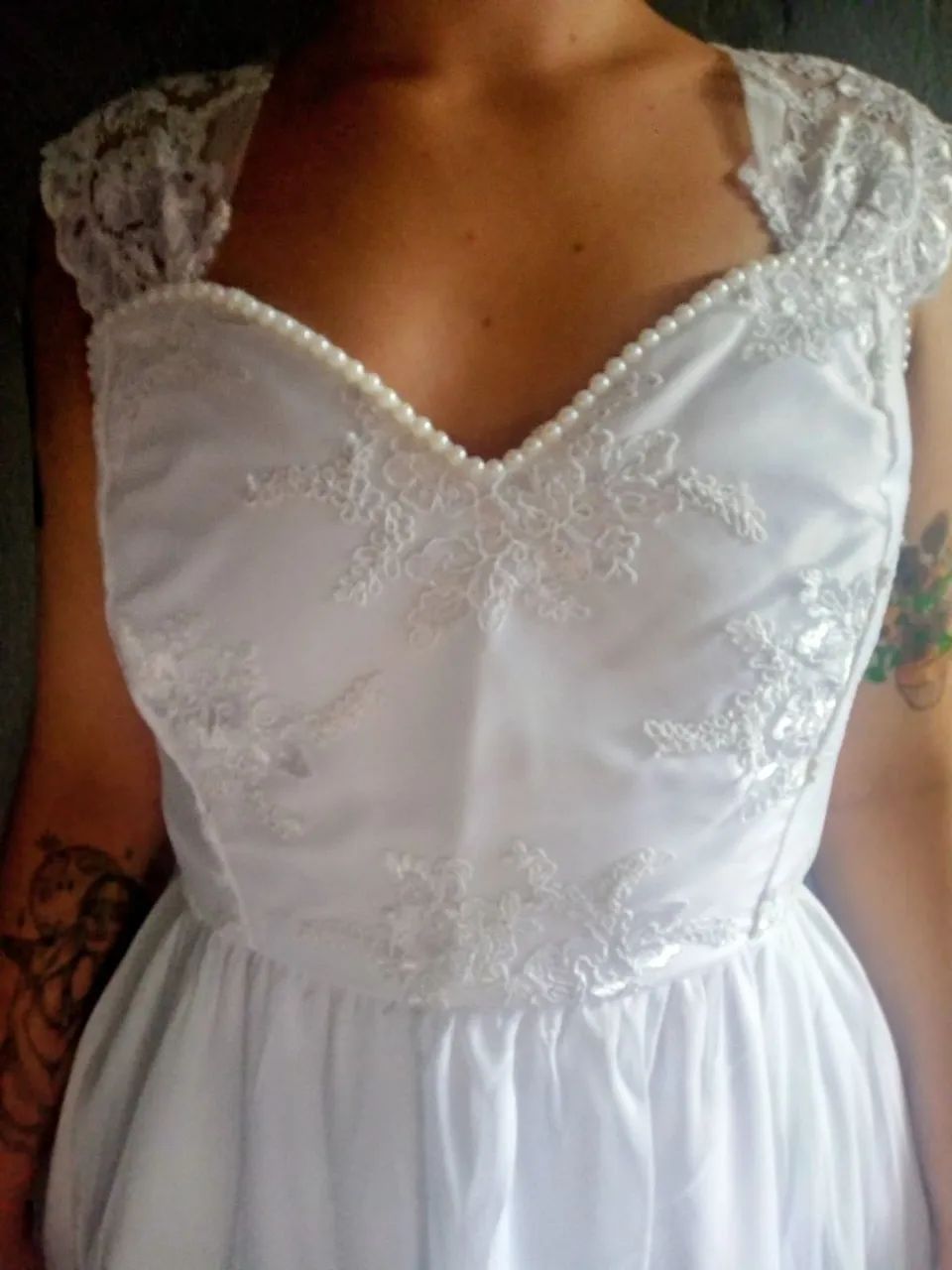 Vestido de Noiva Midi 