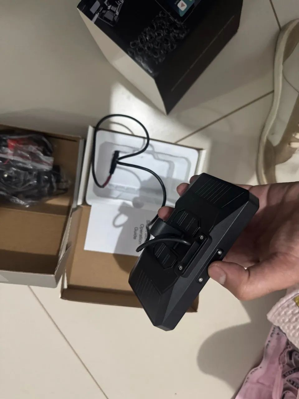 Central Multimídia para Moto de 5 Polegadas com CarPlay, Android Auto sem fio, IP67 e TPMS - Foto 3