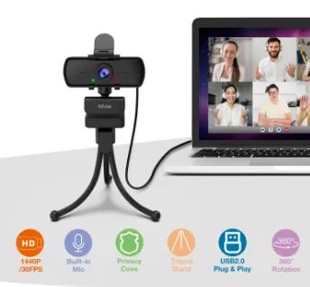 Webcam FIFINE 1440p Full HD para PC - Foto 3
