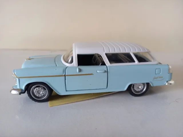 Miniatura Chevrolet Bel Air Nomad 1955 1:36 Fricção Portas Abrem