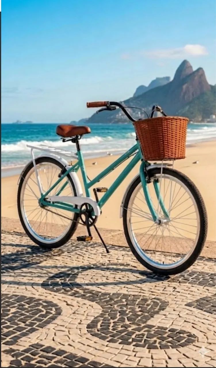 Bicicleta Aro 26, modelo retrô.