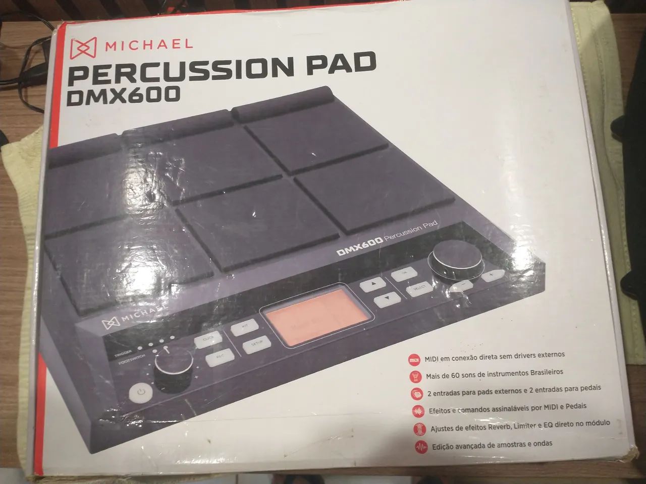 PERCUSION PAD DMX 600 + SUPORT - Foto 2
