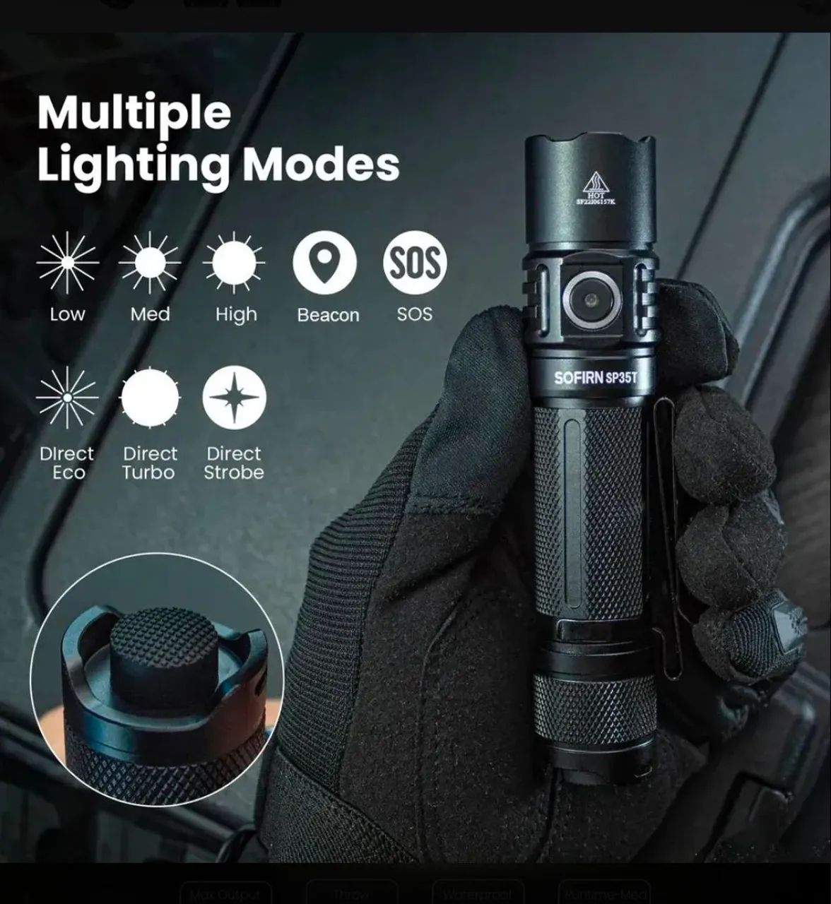 Lanterna Sofirn Sp35t 3800 lumens - Foto 5
