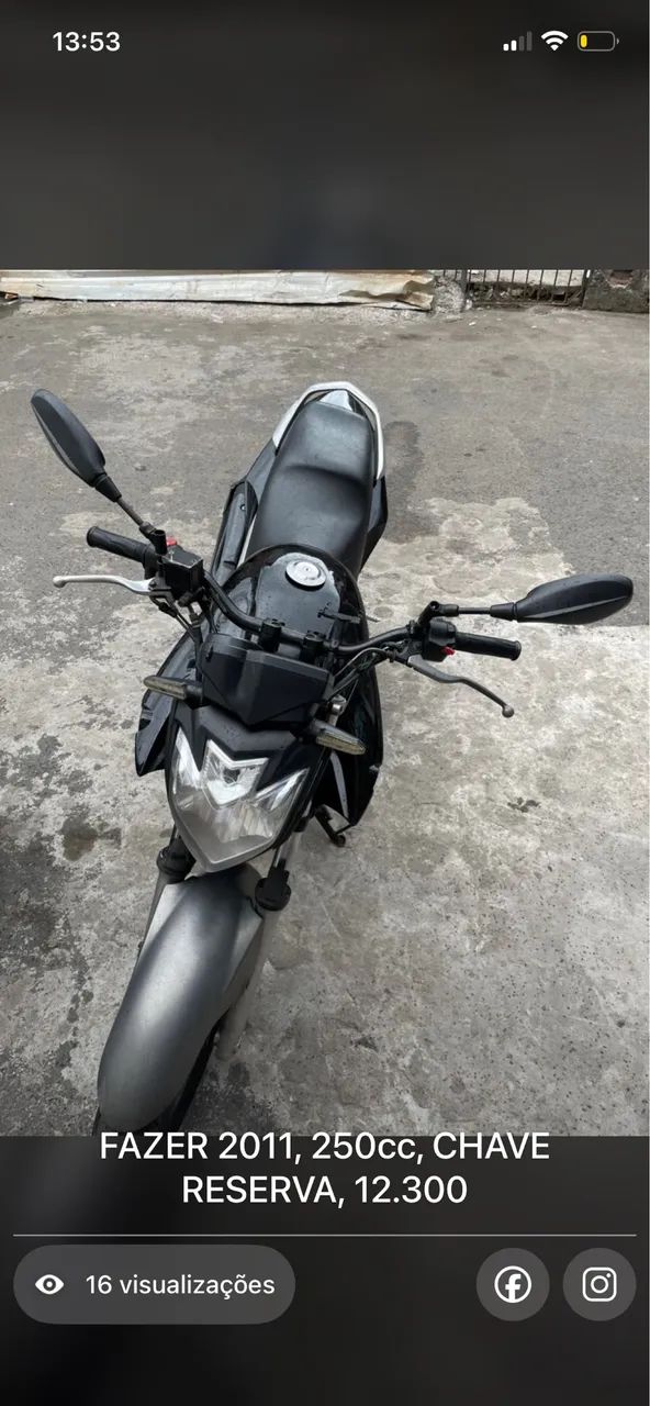 FAZER 2011 250cc 