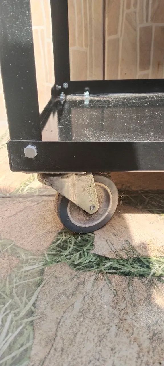Carrinho com roridinha pra maquina de solda oficina ferramentas em geral  - Foto 3