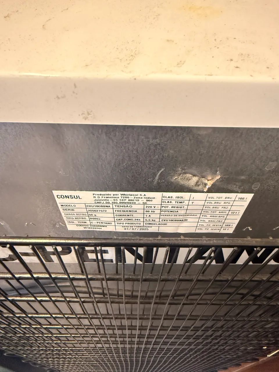 Freezer Vertical Cônsul 121L 220V - Foto 3