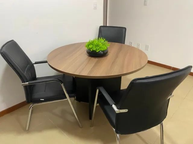 Mesa e cadeiras escritório  - Foto 2