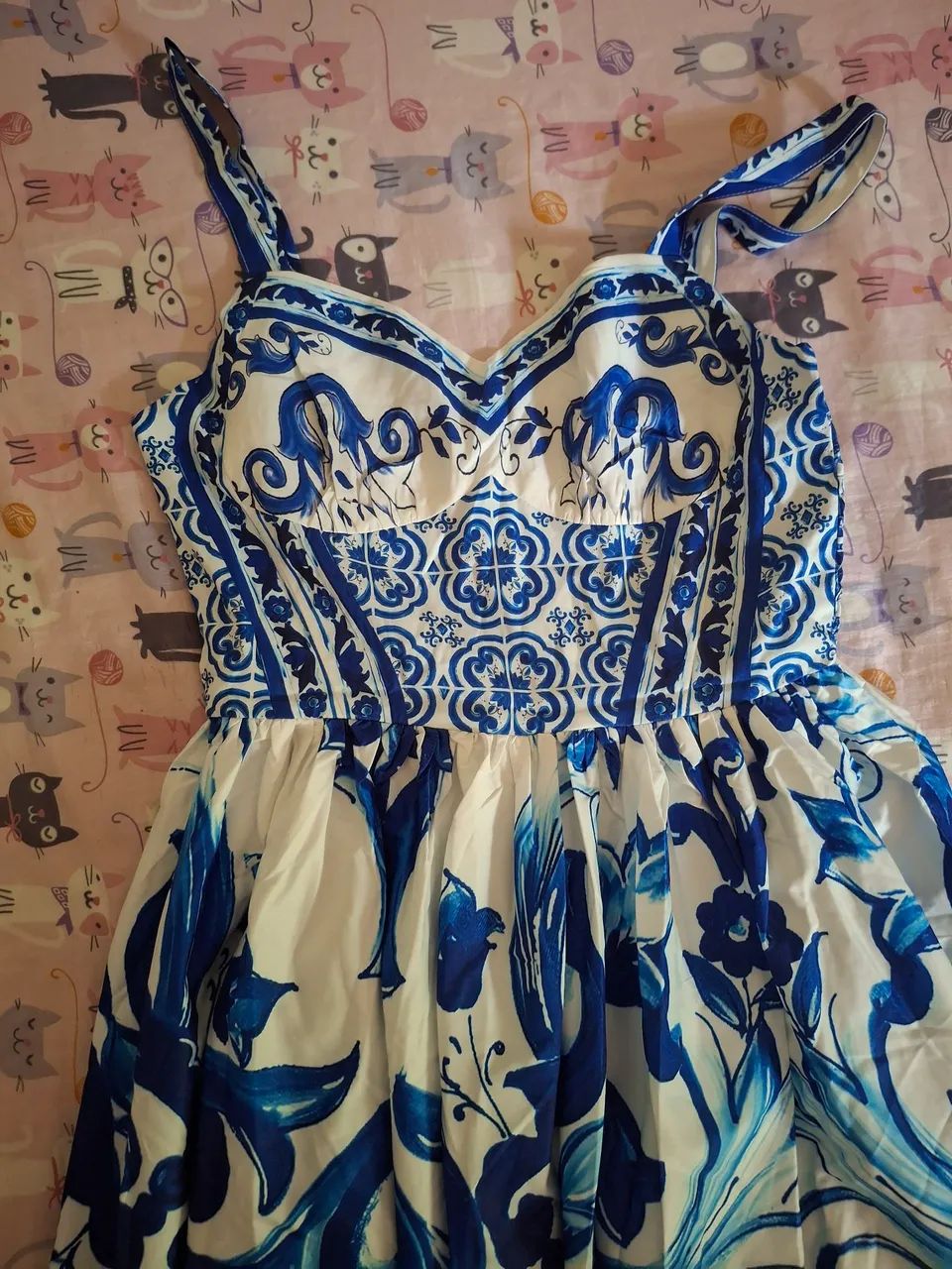 vestido azul longo - Foto 2