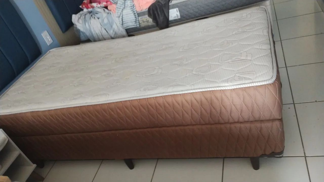Cama solteiro box Baú 