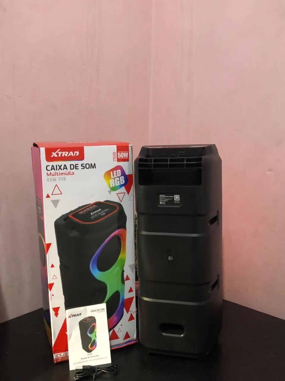 Caixa de Som Bluetooth 50w Nova - Foto 2