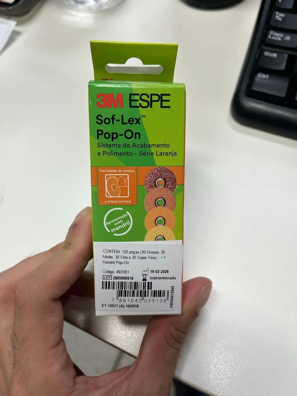 Kit Disco Lixa Sof-Lex Pop On 1/2. 120 unid