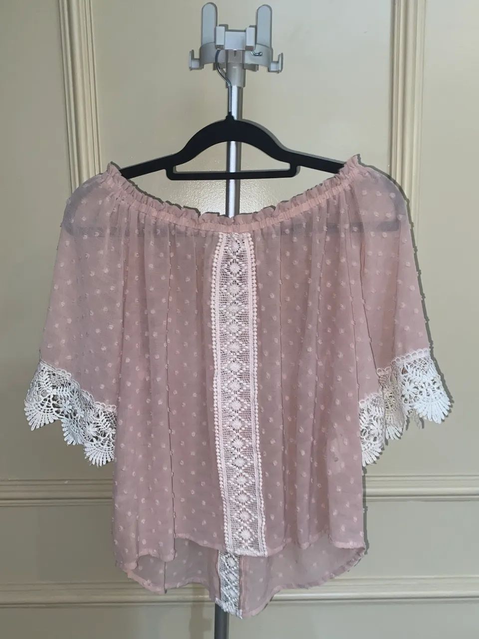 Blusa Ombro a ombro Rosa M